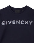 Givenchy Girls Swarovski T-shirt Black