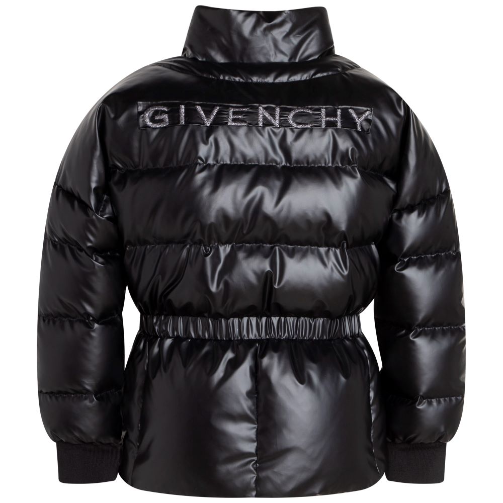 Givenchy Girls Puffer Jacket Black