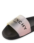 Givenchy Girls Yellow Sliders