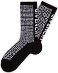 Givenchy Unisex 4g Logo Socks Black
