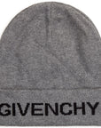 Givenchy Boys 4G Logo Cashmere Blend Hat Grey