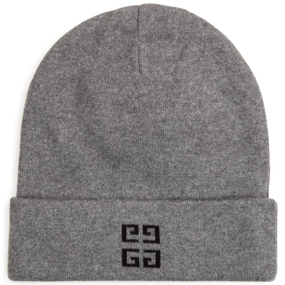 Givenchy Boys 4G Logo Cashmere Blend Hat Grey
