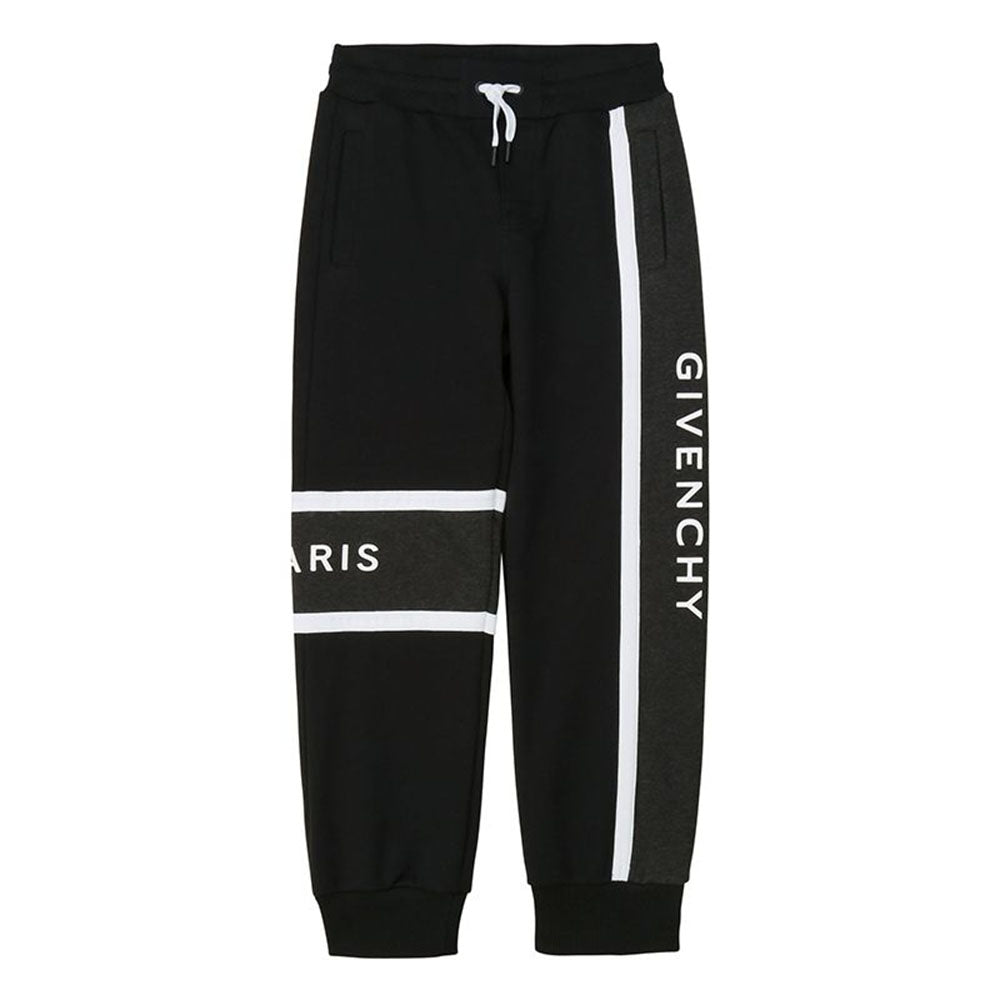 Givenchy boy jogger with printed logo Black | Buy online at the best price  on caposerio.com