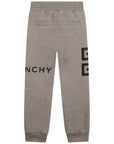 Givenchy Boys Logo Joggers Grey