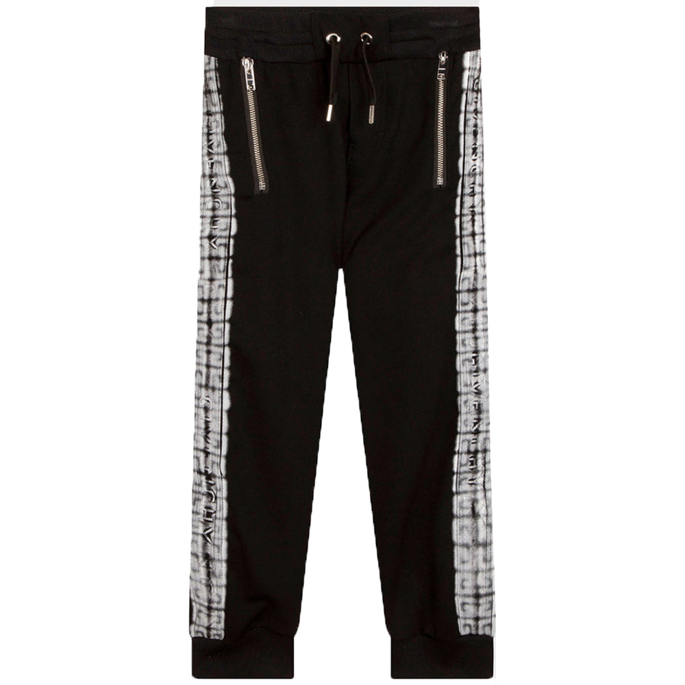 Givenchy Girls Logo Band Joggers Black