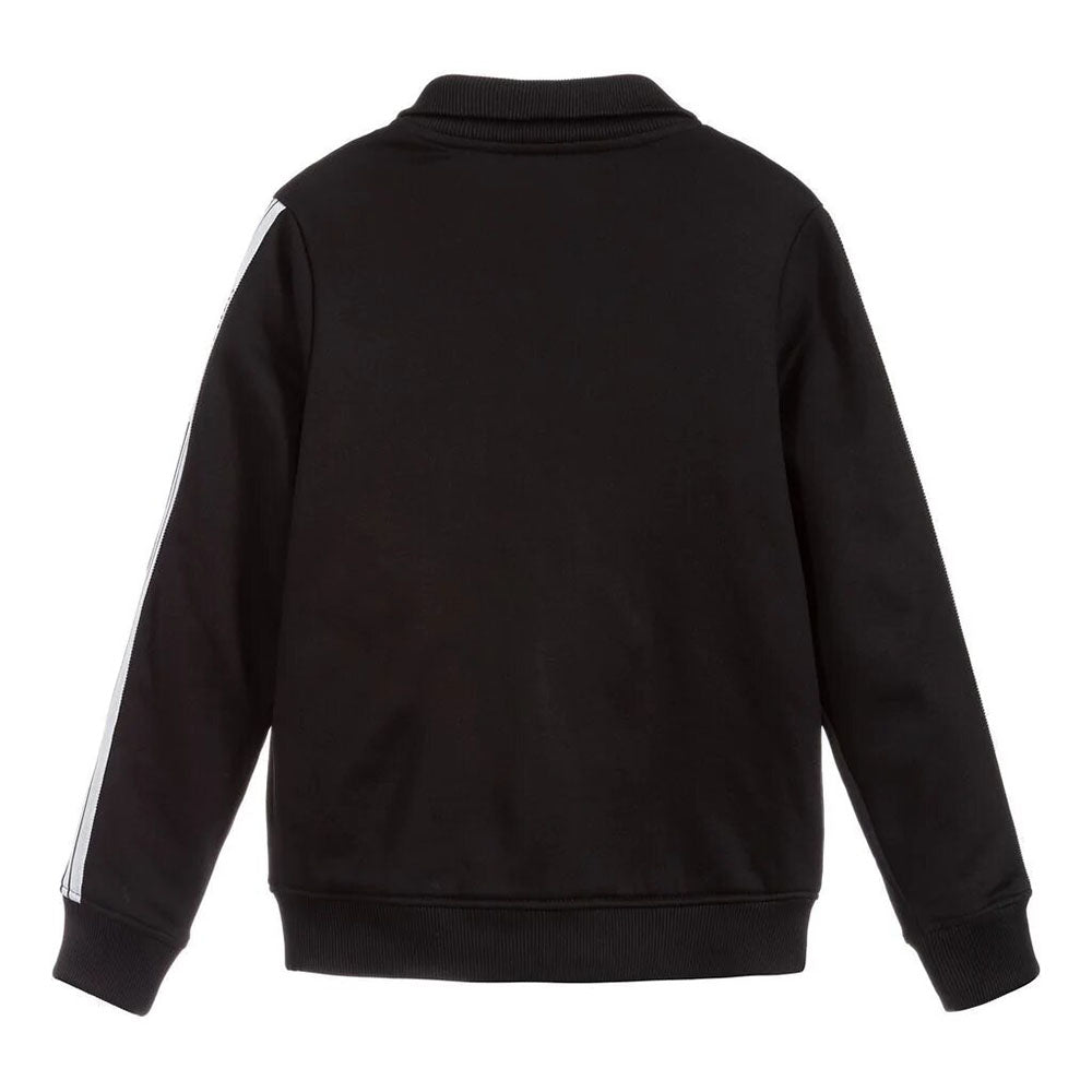 Givenchy Boys Tape Logo Zip Top Black