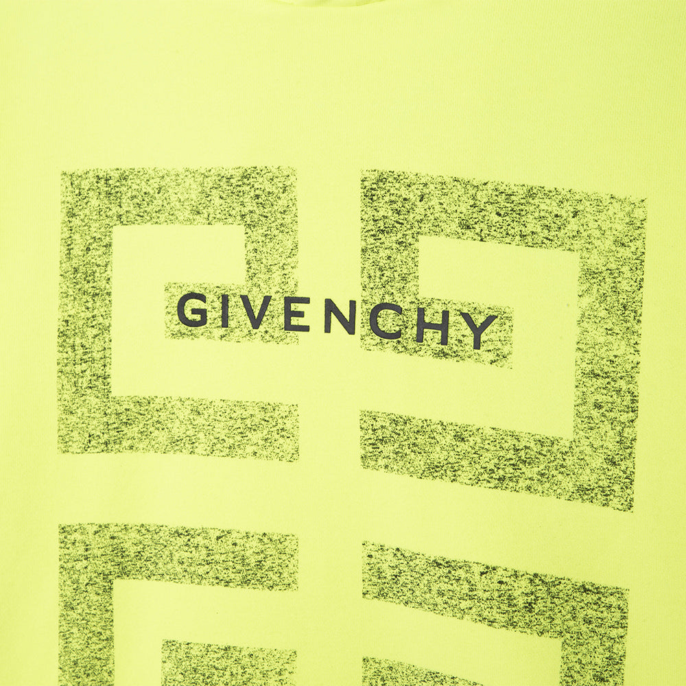 Givenchy Boys 4G Print Hoodie Yellow