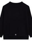 Givenchy Boys Embroidered Sweater Black