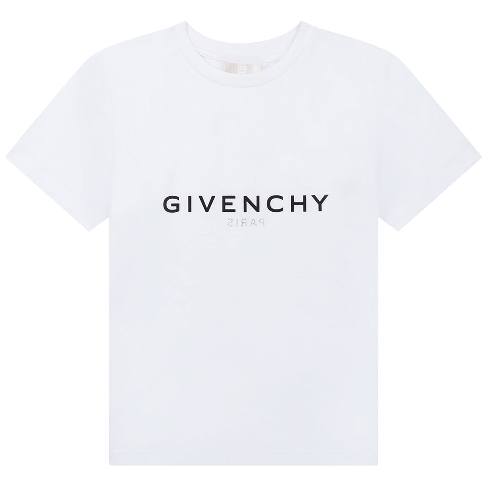 Givenchy Boys Reverse Logo T-shirt White