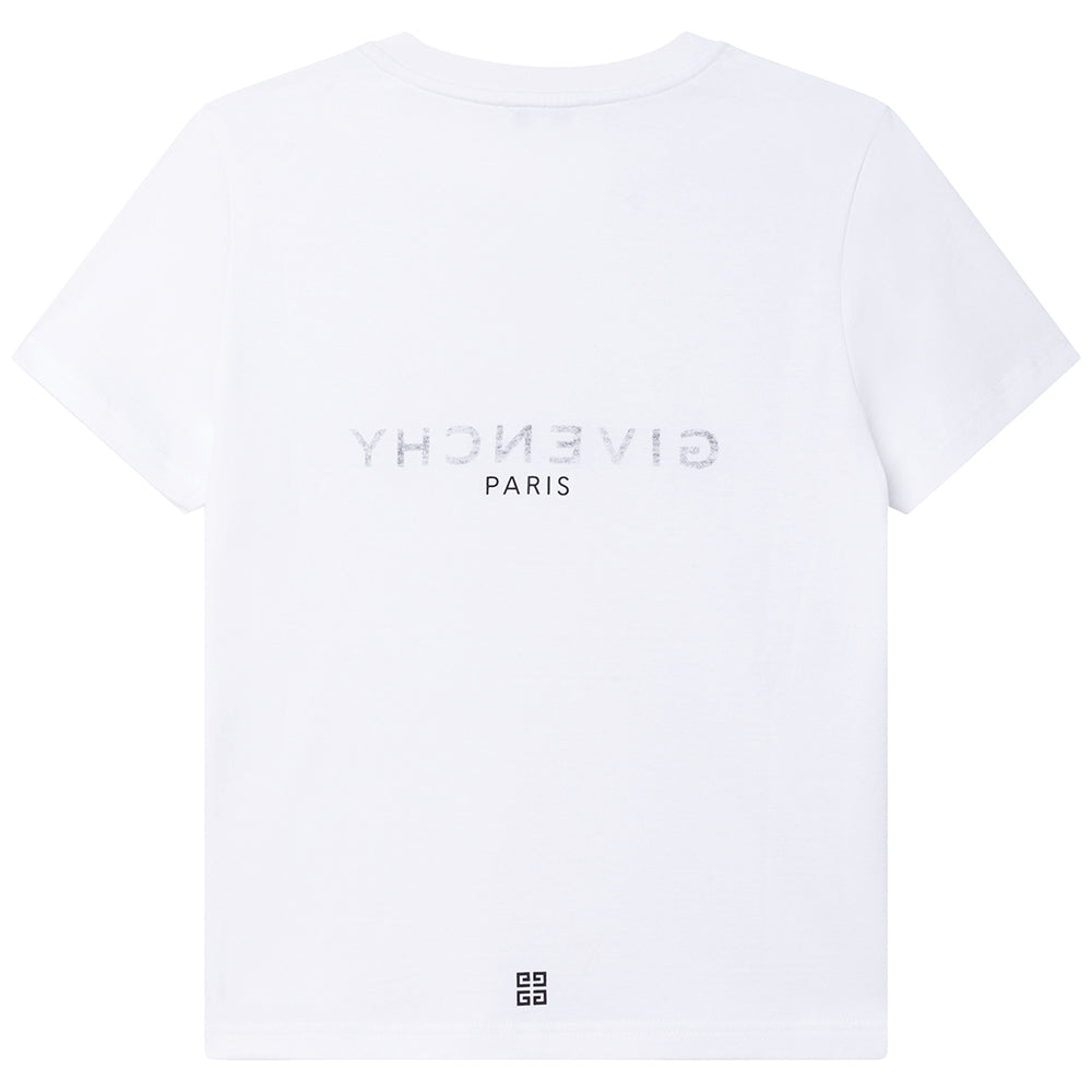 Givenchy Boys Reverse Logo T-shirt White