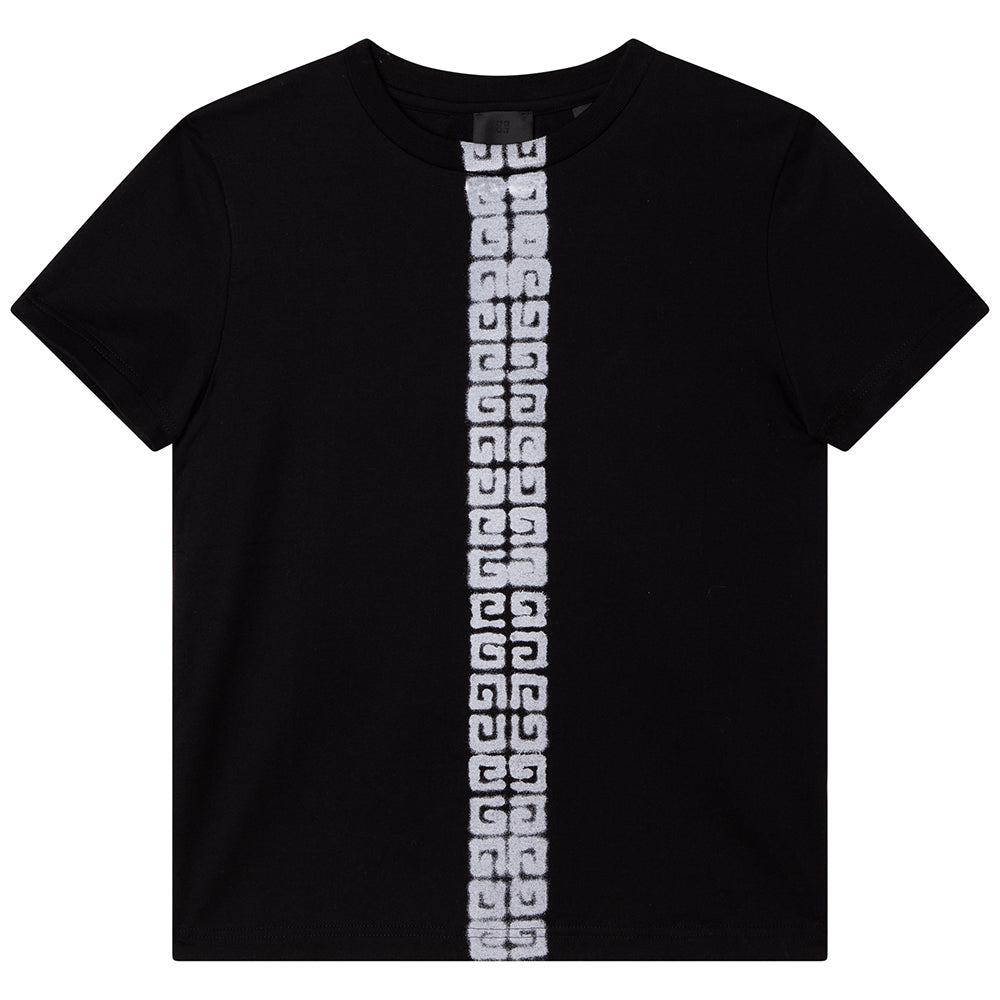 Givenchy Boys 4g Logo T-shirt Black