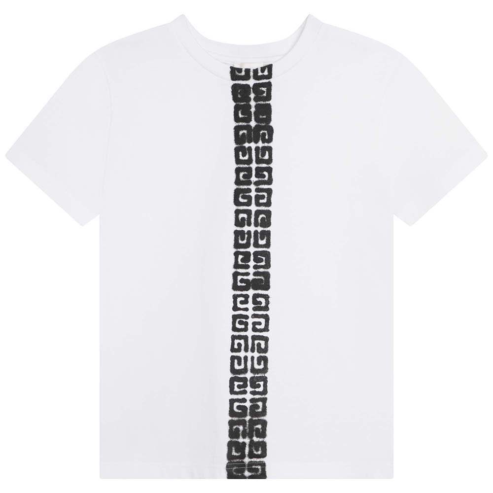 Givenchy Boys 4g Logo T-shirt White