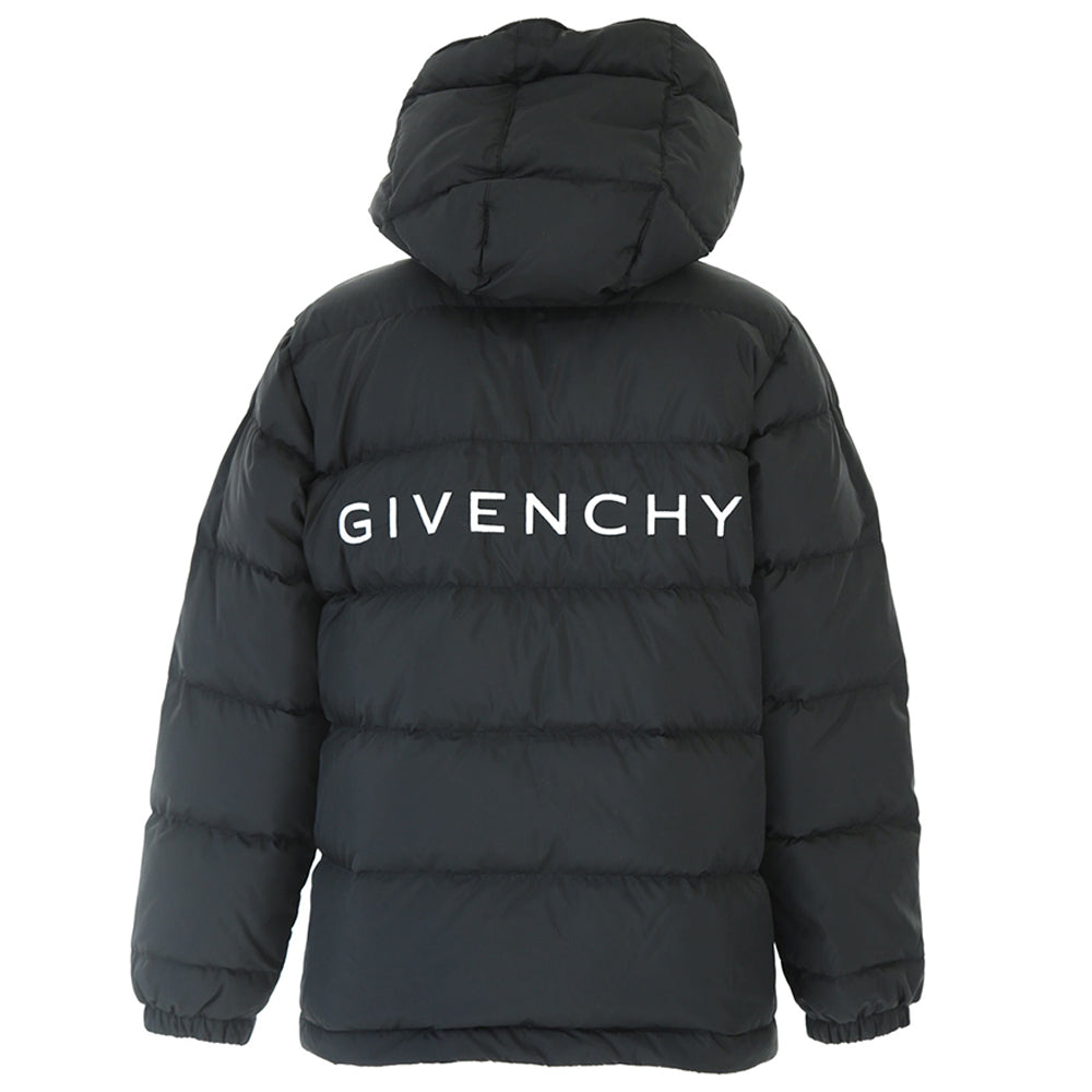 Givenchy Boys Logo Puffer Jacket Black