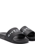 Givenchy Unisex Kids Sliders Black