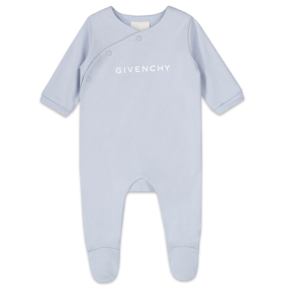 Givenchy Unisex Logo Babygrow Set Blue