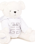 Givenchy Kids 4G Logo Hooded Teddy Bear White
