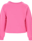 Moschino Girls Teddy Hearts Sweater Pink
