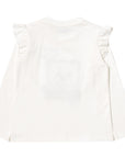 Moschino Baby Girls Bear Print T-shirt White