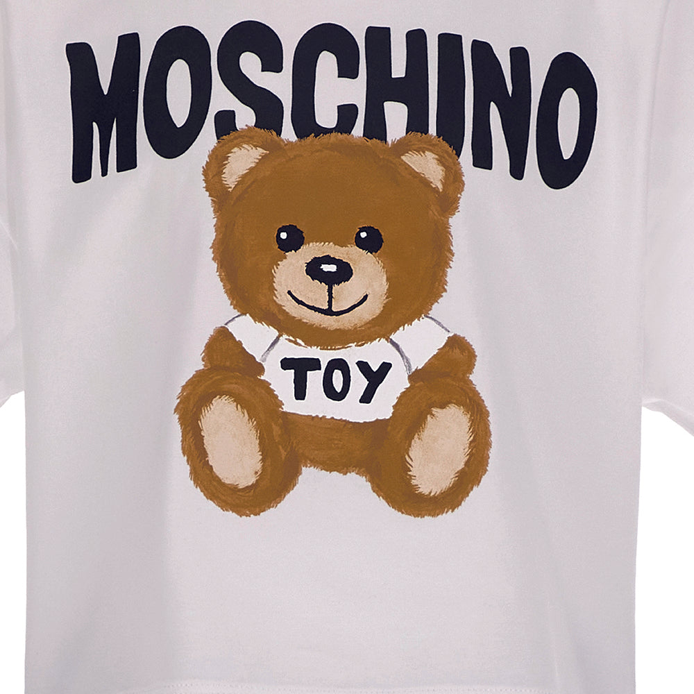 Moschino Girls T-shirt &amp; Shorts Set White