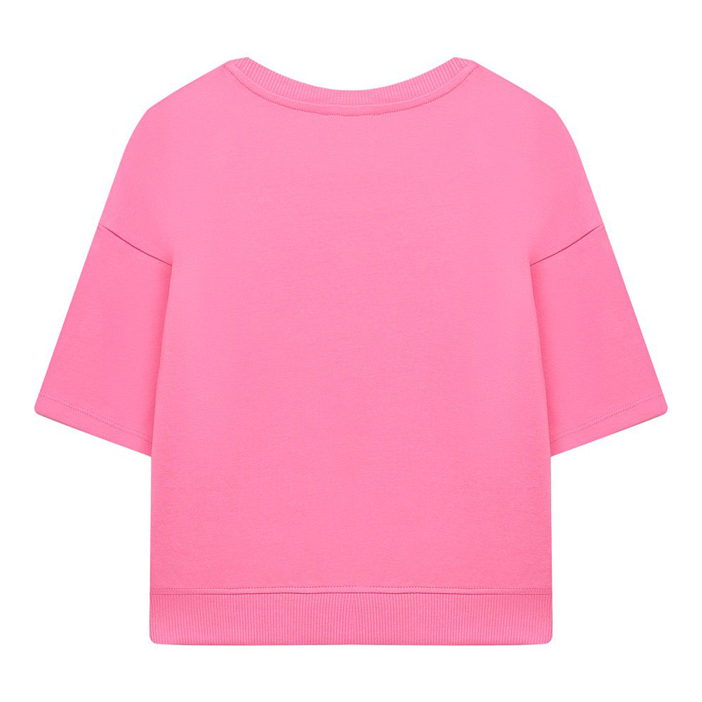 Moschino Girls Bear Gift Print T-shirt Pink