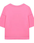 Moschino Girls Bear Gift Print T-shirt Pink