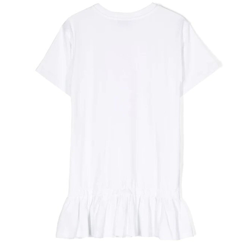 Moschino Girls White Teddy Bear Dress White