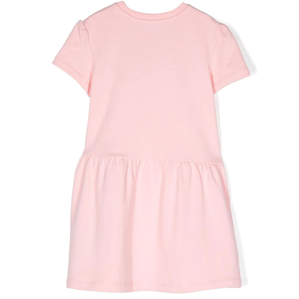 Moschino Girls Teddy Bear Dress Pink