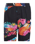 Y-3 Mens Floral Print Swim Shorts Black