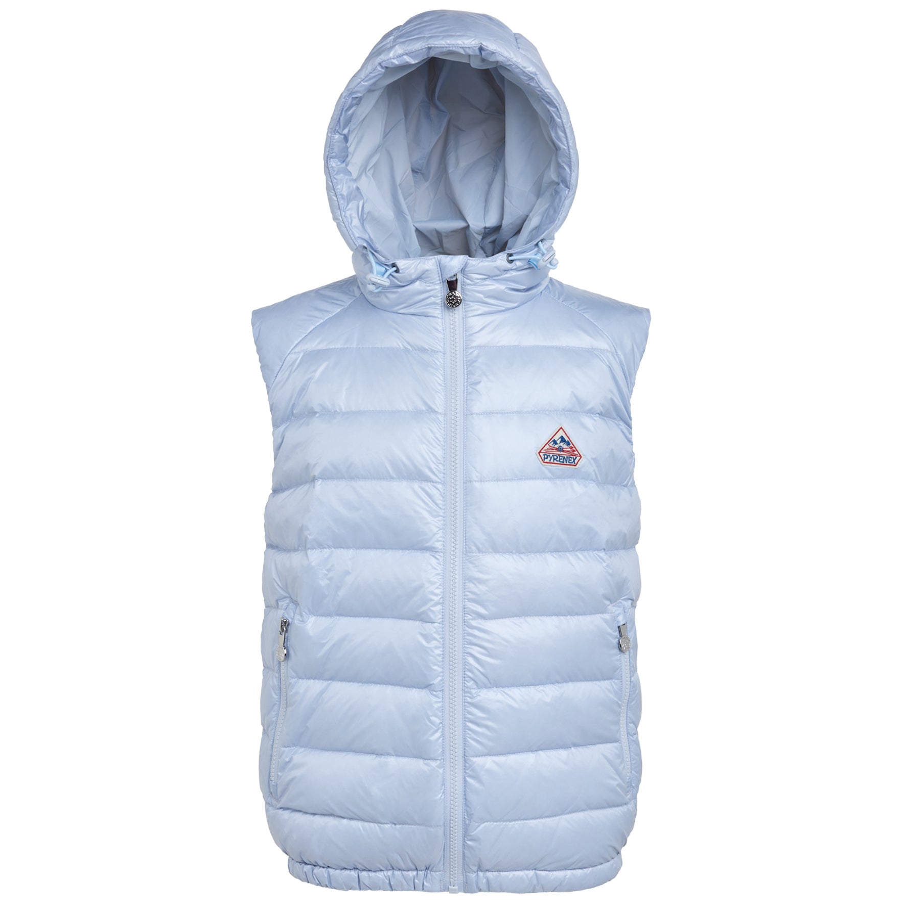 Pyrenex Unisex Kids Cheslin Down Hooded Gilet Blue