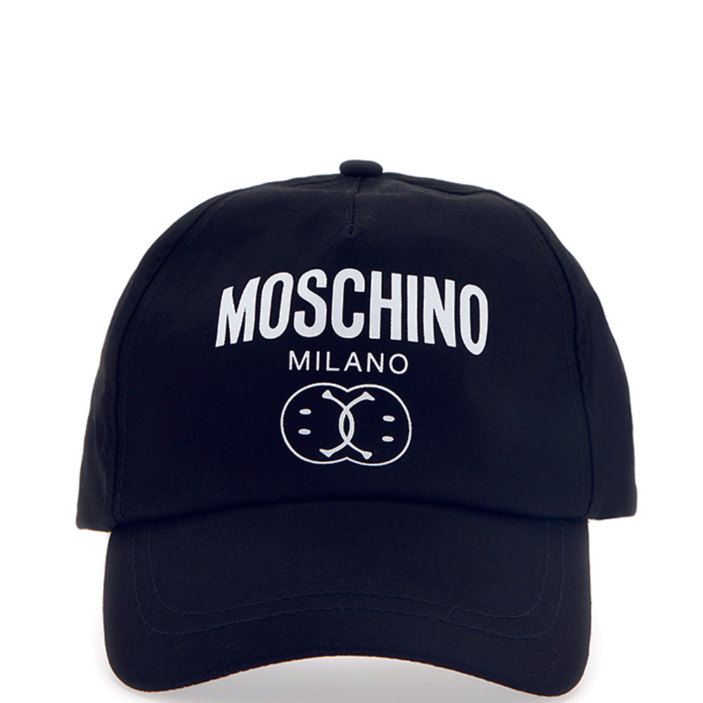 Moschino Boys Logo Print Baseball Cap Black