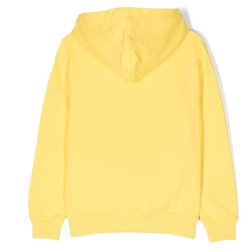 Moschino Boys Bear Print Hoodie Yellow