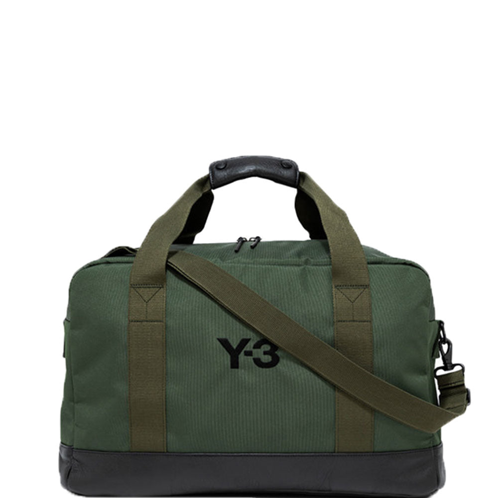 Y-3 Mens Weekend Bag Green