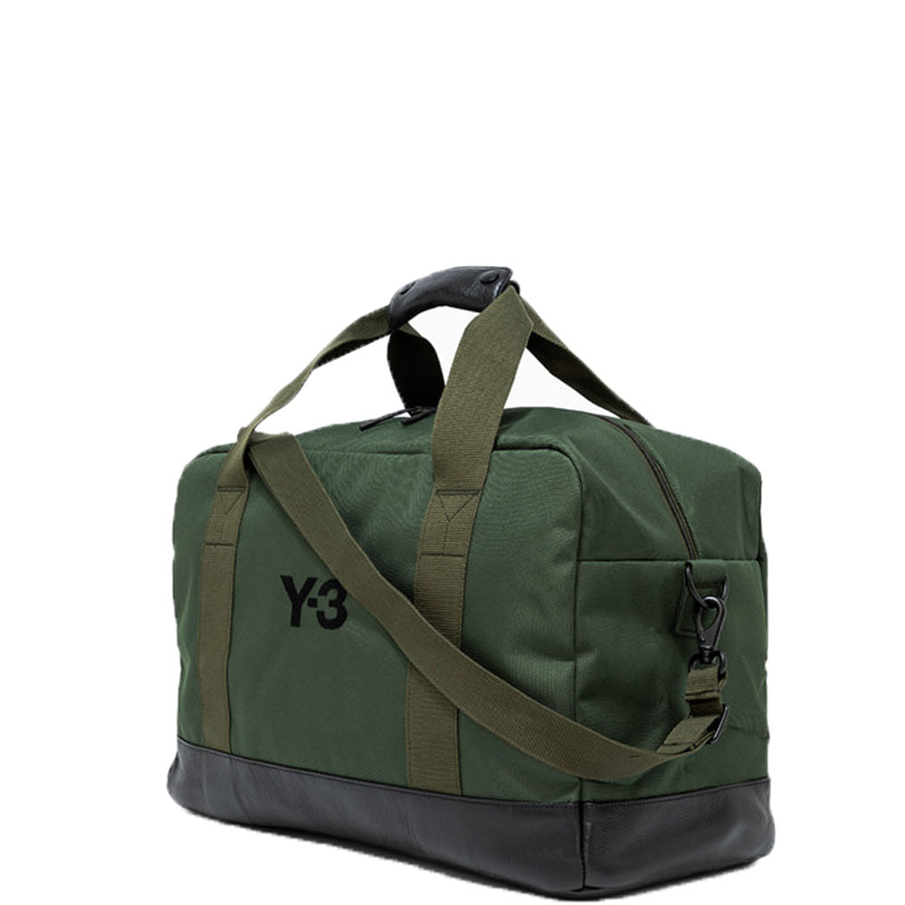 Y-3 Mens Weekend Bag Green