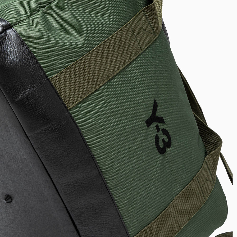 Y-3 Mens Weekend Bag Green