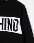 Moschino Boys Logo Sweatshirt Black