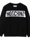 Moschino Boys Logo Sweatshirt Black
