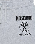 Moschino Boys Logo Print Joggers Grey