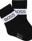 Hugo Boss Baby Black & White Socks (2 Pack)