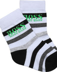 Hugo Boss Baby Black & White Socks (2 Pack)