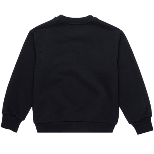 Diesel Boys Multicoloured Logo Sweatshirt Black