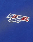 Diesel Boys Logo Print Sweater Blue