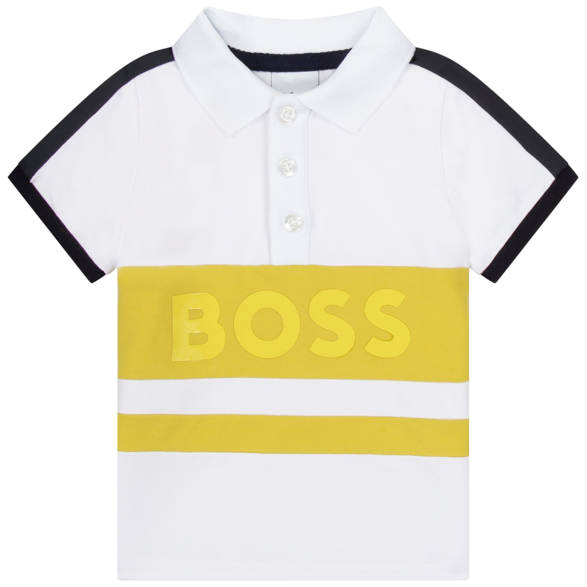 Hugo Boss Boys Icon Chest Logo White