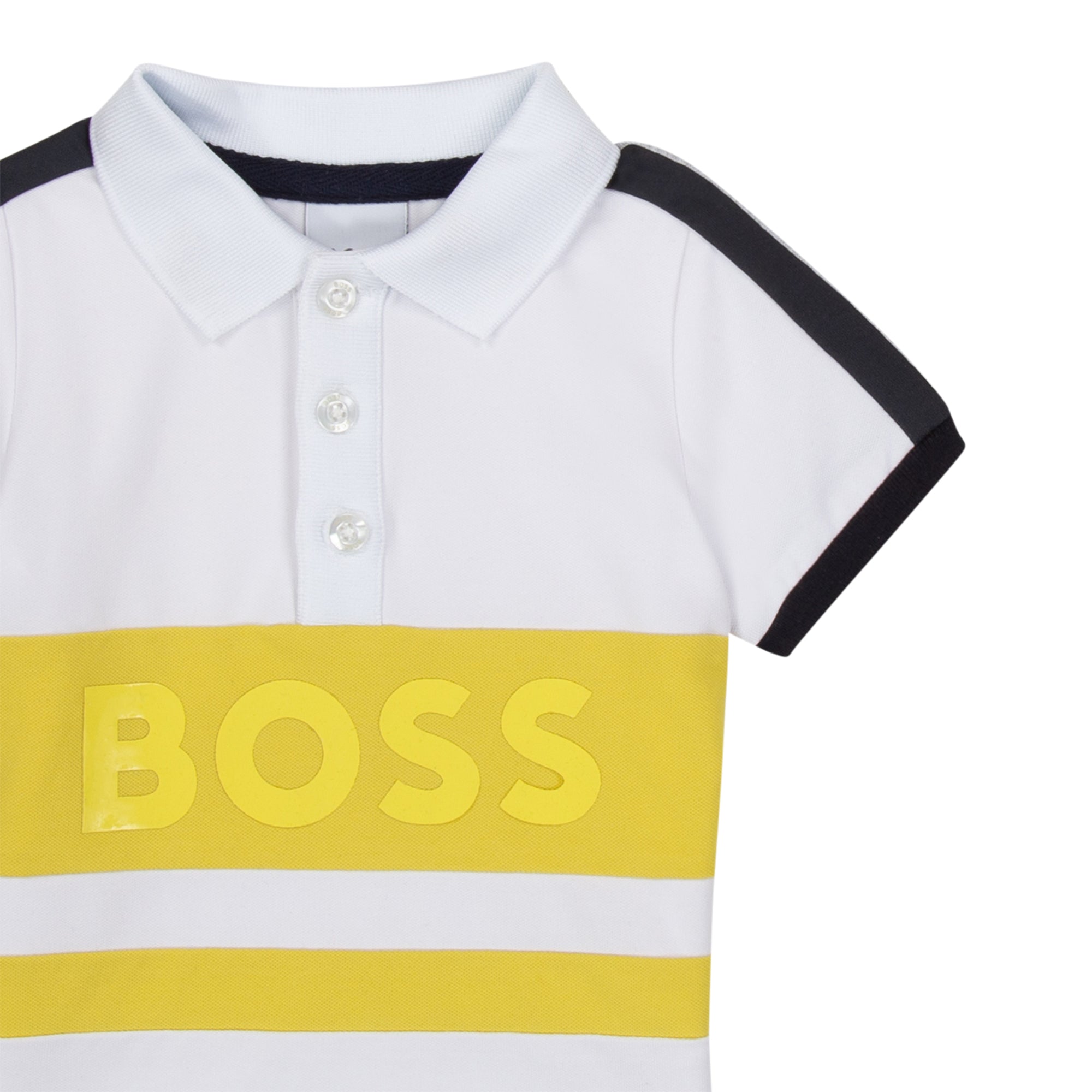 Hugo Boss Boys Icon Chest Logo White