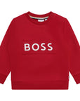 Hugo Boss Baby Sweater Classic Logo Red
