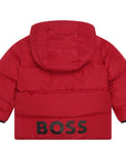 Hugo Boss Baby Puffer Jacket Red