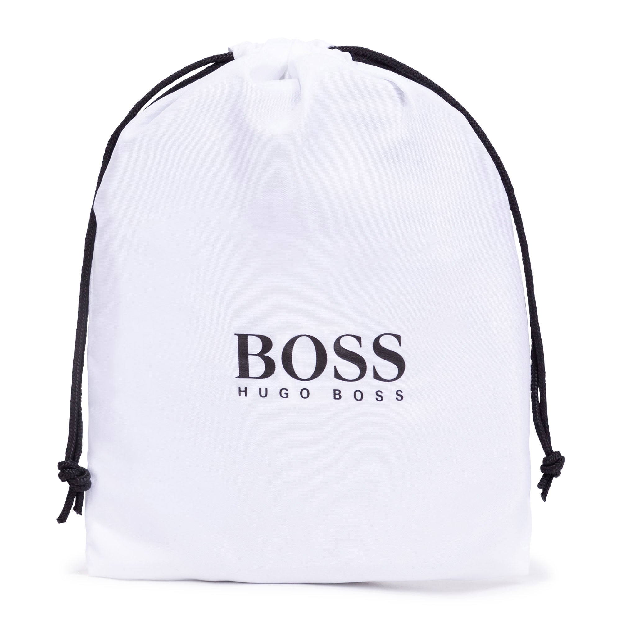 Hugo Boss Boys Black Logo Backpack (38cm)