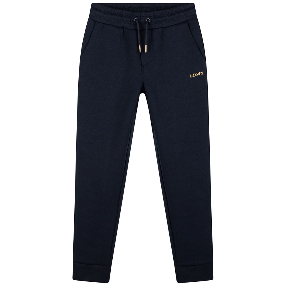 Hugo Boss Boys Logo Joggers Navy