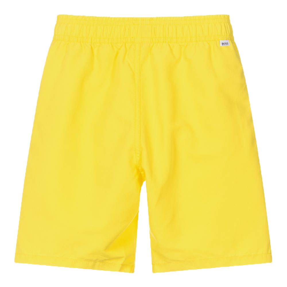 Hugo Boss Boys Swim Shorts Yellow