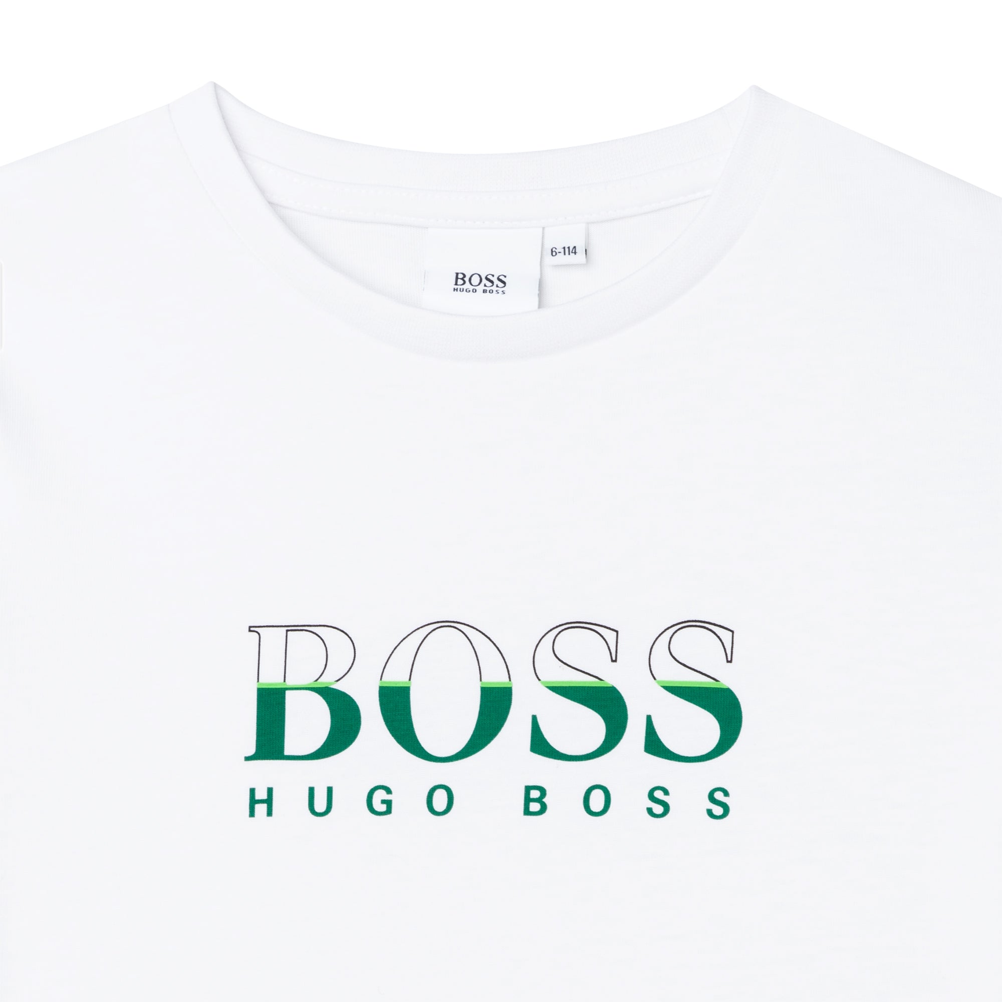 Hugo Boss Boys White Logo Shirt