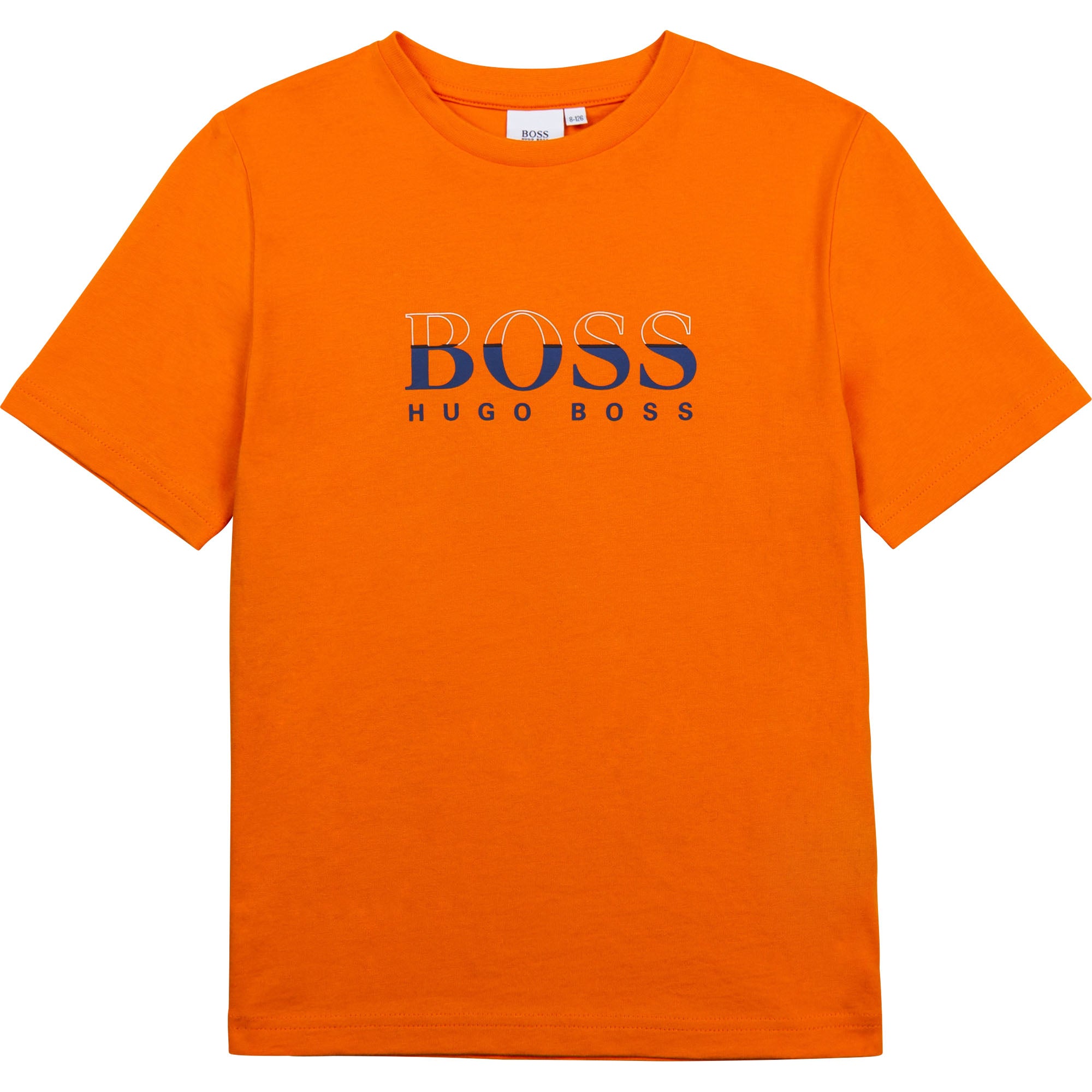 Hugo Boss Boys Orange Logo T-Shirt